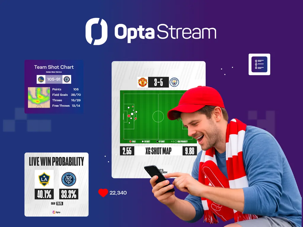 Opta Stream product screenshot